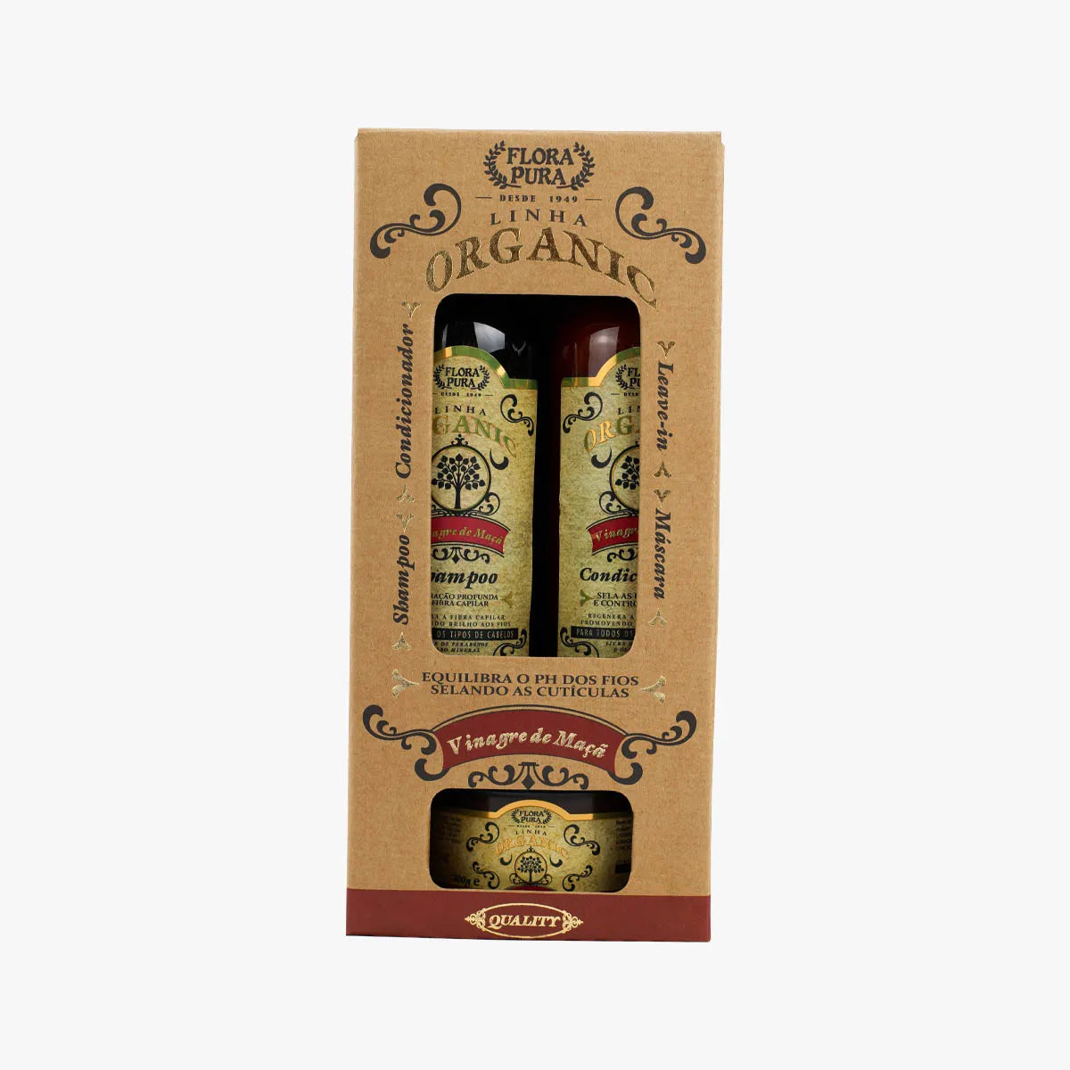 KIT ORGANIC VINAGRE DE MACA